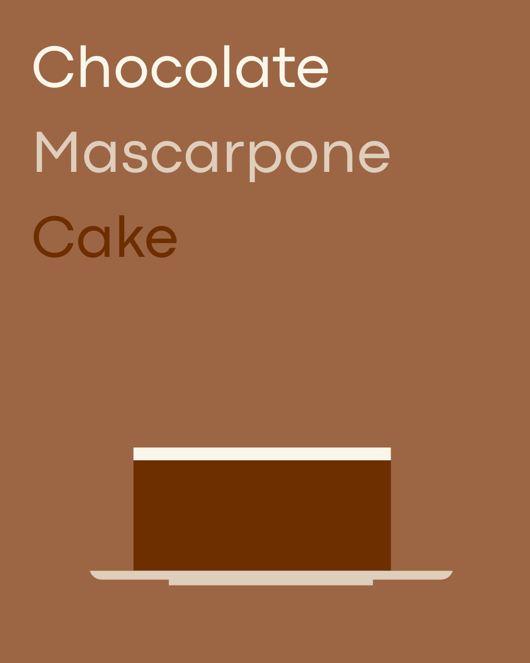 Tarta de chocolate y mascarpone