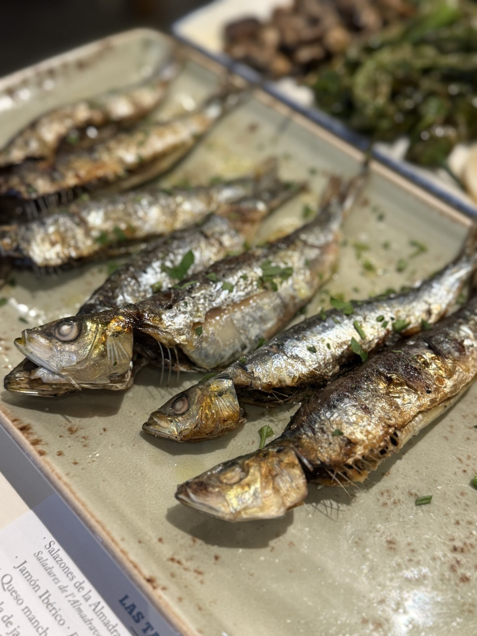 sardinas a la brasa